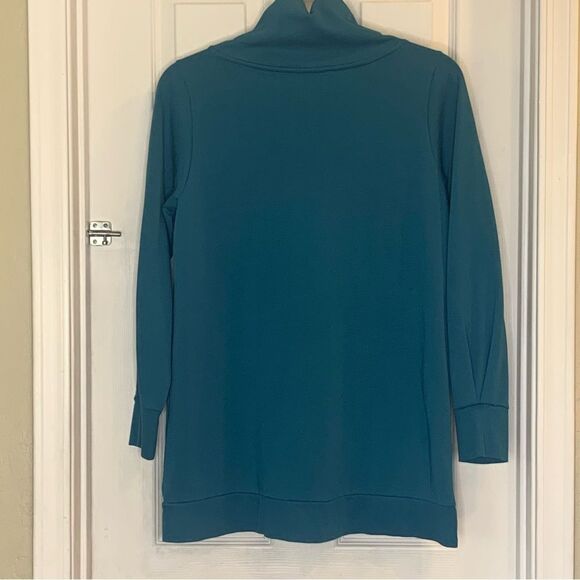 Soft Surroundings Winifred Pullover Teal Size Medium - Picture 10 of 10